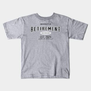 Math Professor Retirement 2024 Kids T-Shirt